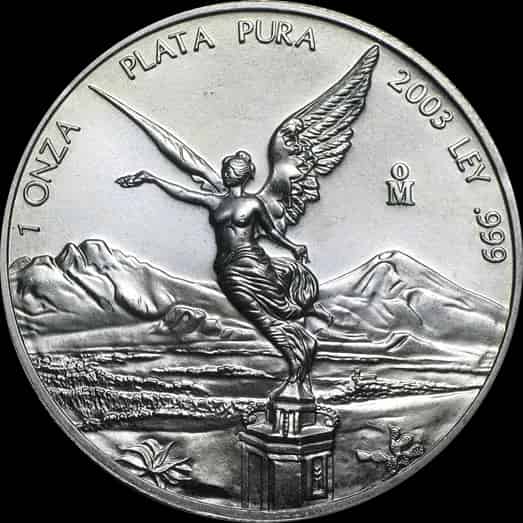 Mexican Libertad 1 uncja srebra 2003 - image 1
