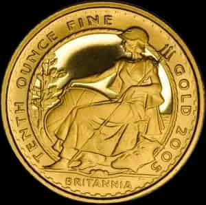 Britannia 1/10 uncji Złota 2005 - image 1
