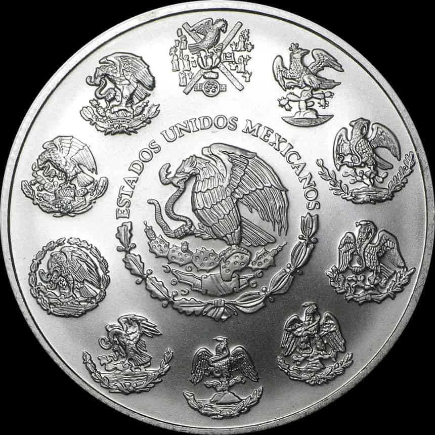 Mexican Libertad 1 uncja srebra 2005 - image 2