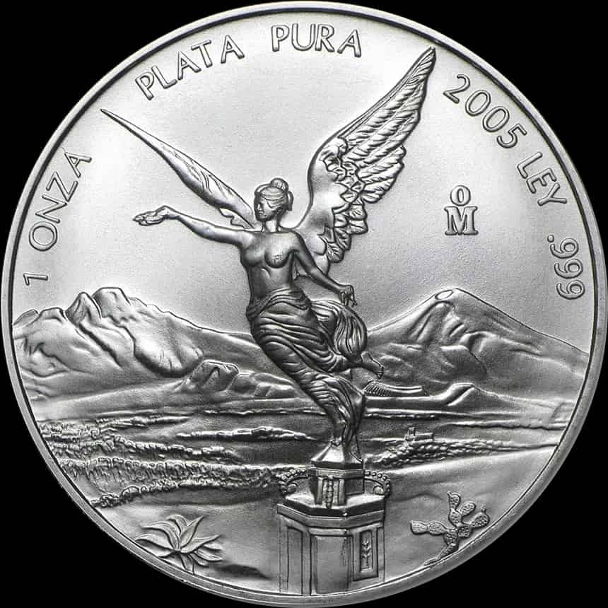 Mexican Libertad 1 uncja srebra 2005 - image 1