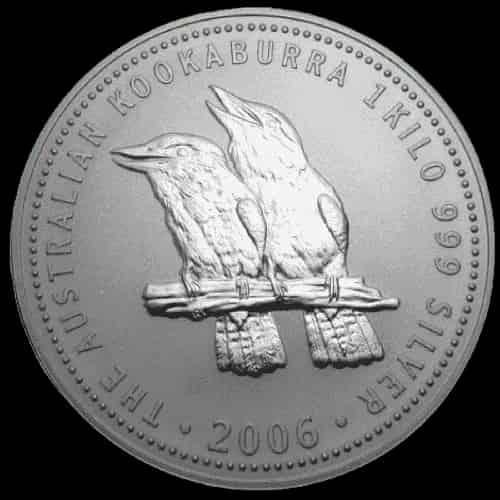 Kookaburra 1000g srebra 2006 - image 1