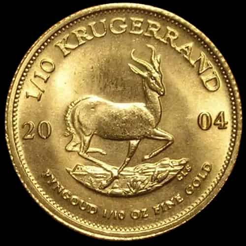 Krugerrand 1/10 uncji złota 2004 - image 1