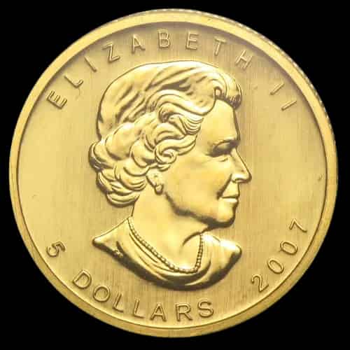 Kanadyjski Liść Klonowy 1/10 uncji złota 2007 - image 2