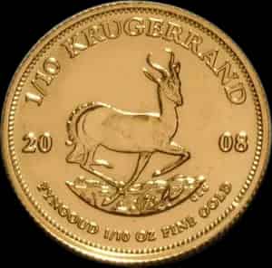 Krugerrand 1/10 uncji złota 2008 - image 1