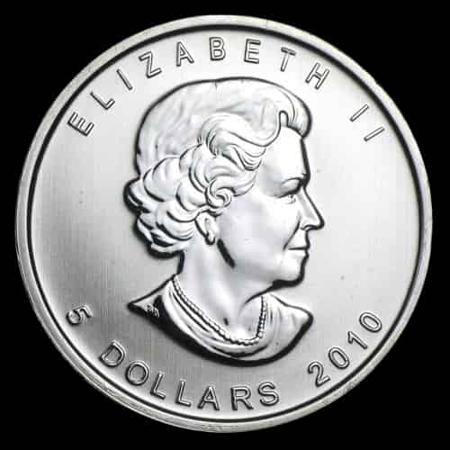 Kanadyjski Liść Klonowy 1 uncja srebra 2010 - image 2