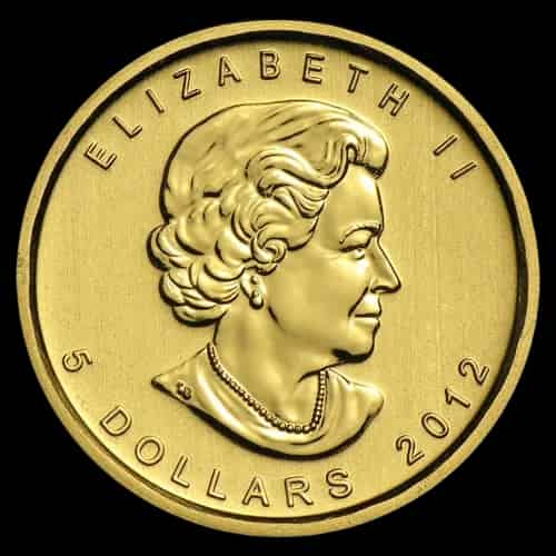 Kanadyjski Liść Klonowy 1/10 uncji złota 2012 - image 2