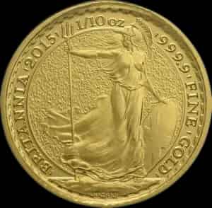 Britannia 1/10 uncji Złota 2015 - image 1