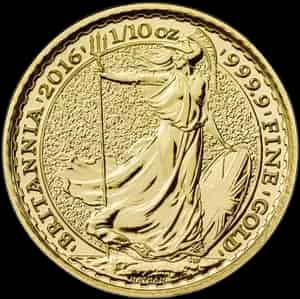 Britannia 1/10 uncji Złota 2016 - image 1