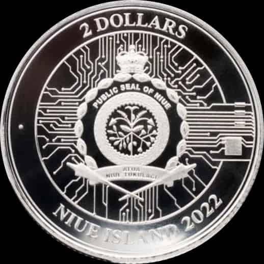 Bitcoin Niue 1 uncja Srebra 2022 - image 2