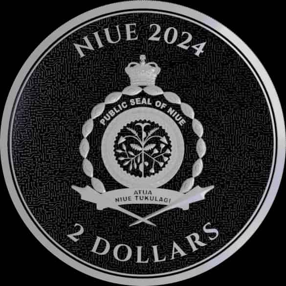 Bitcoin Niue 1 uncja Srebra 2024 - image 2