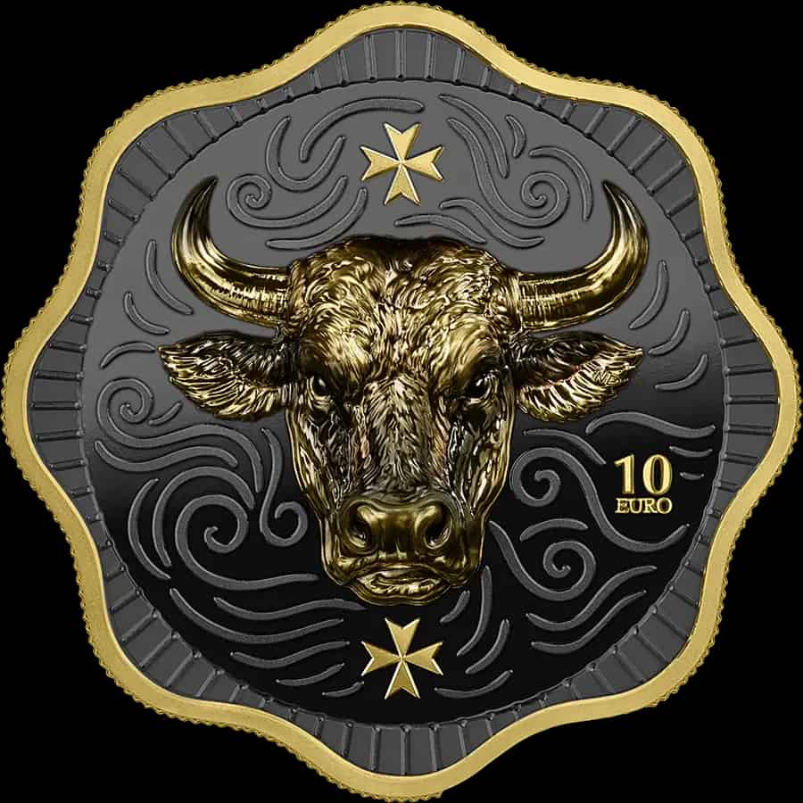 Malta Maltese Ox 2 uncje srebra High Relief 2025 - image 1