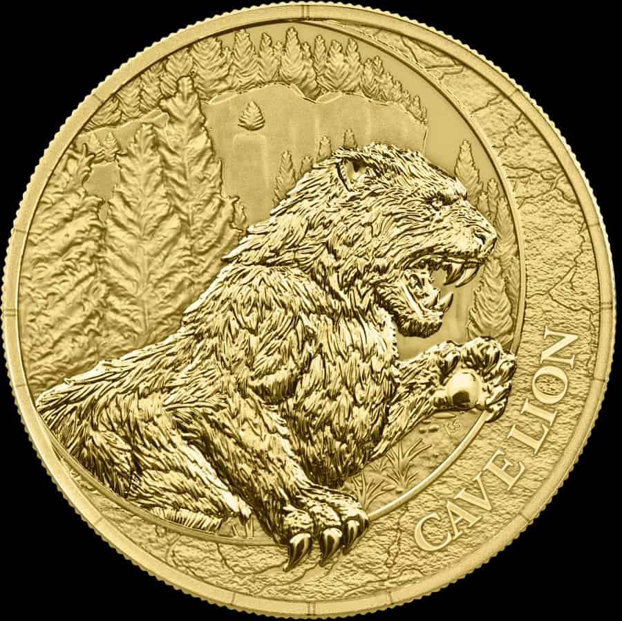 Megafauna Cave Lion 1 uncja złota 2026 - image 1
