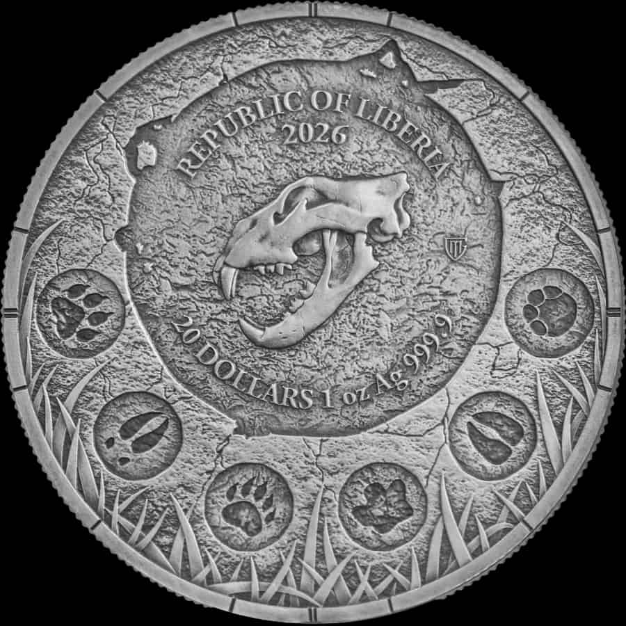 Megafauna Cave Lion Oblivion 1 uncja srebra 2026 - image 2