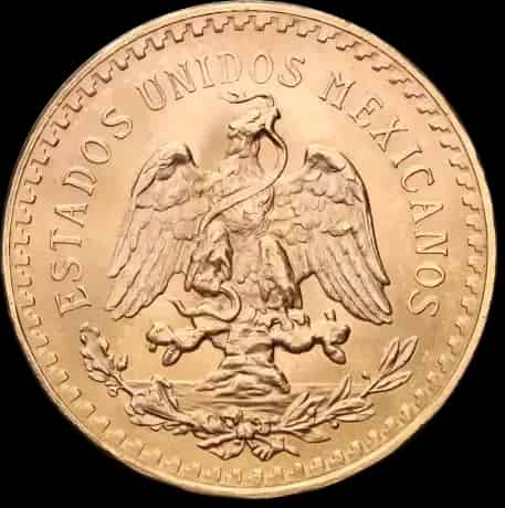 Złota Moneta Meksykańskie 50 Pesos Losowe Lata - image 2