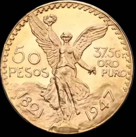 Złota Moneta Meksykańskie 50 Pesos Losowe Lata - image 1