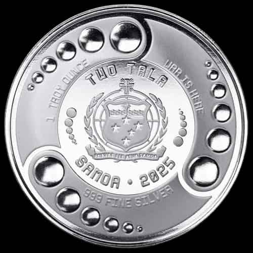 Samoa: Alien 1 uncja Srebra 2025 - image 2
