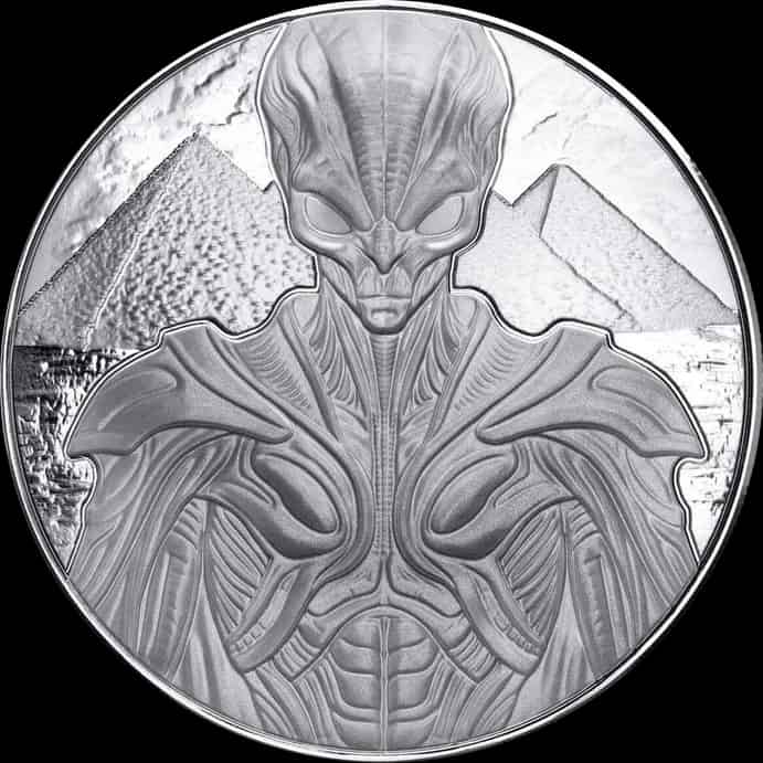 Samoa: Alien 5 uncji Srebra 2025 - image 1