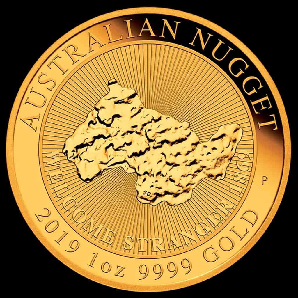 Australian Nugget Welcome Stranger 1 uncja złota 2019 - image 1