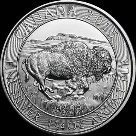Bizon 1,25 uncji Srebra 2015 - image 1
