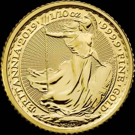 Britannia 1/10 uncji Złota 2019 - image 1