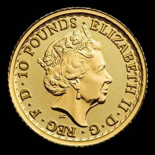 Britannia 1/10 uncji Złota 2018 - image 2