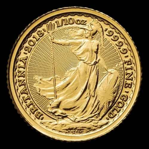 Britannia 1/10 uncji Złota 2018 - image 1