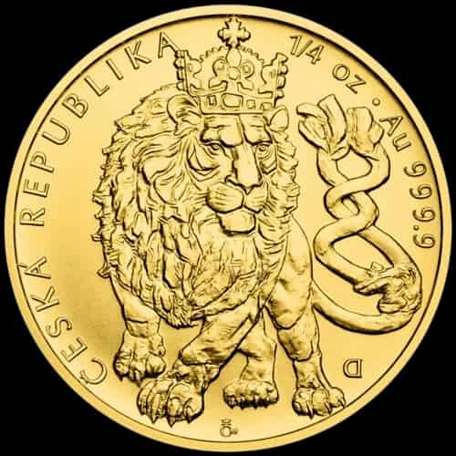 Czech Lion 1/4 uncji Złota 2026 - image 1
