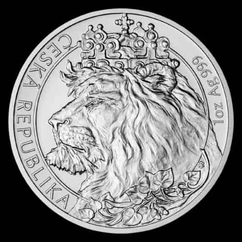 Czech Lion 1 uncja Srebra 2021 - image 1