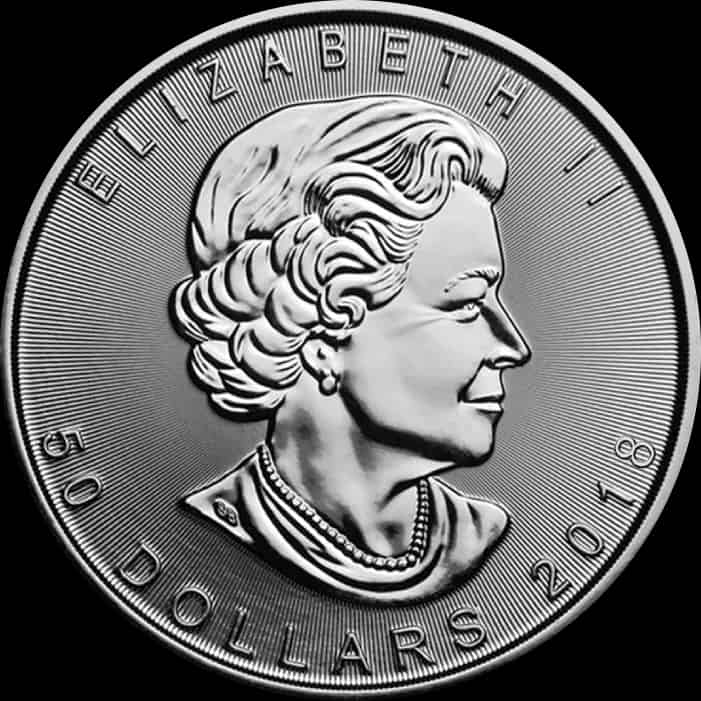 Kanadyjski Liść Klonowy 1 uncja platyny 2018 - image 2