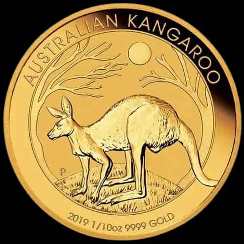 Australijski Kangur 1/10 uncji złota 2019 - image 1