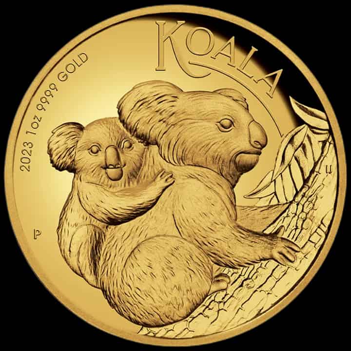 Koala 1 uncja Złota 2023 Proof High Relief - image 1
