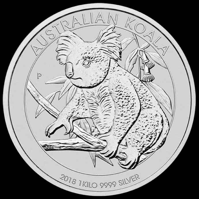 Koala 1000g srebra 2018 - image 1