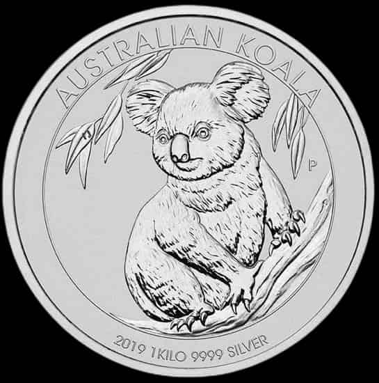 Koala 1000g srebra 2019 - image 1