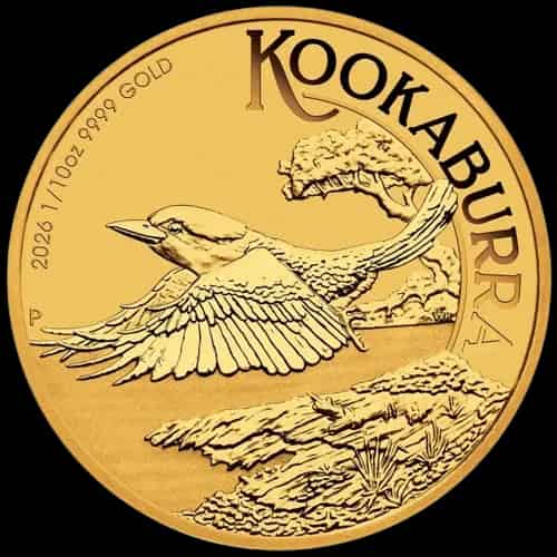 Kookaburra 1/10 uncji złota 2026 - image 1