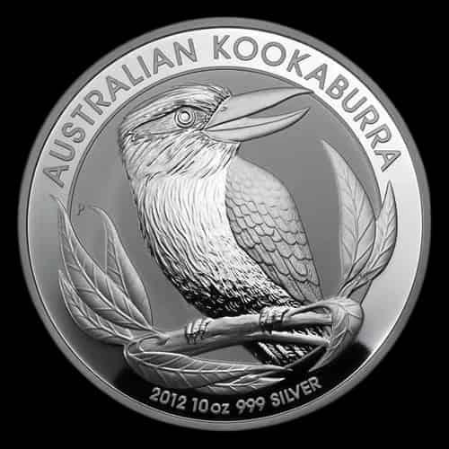 Kookaburra 10 uncji srebra 2012 - image 1