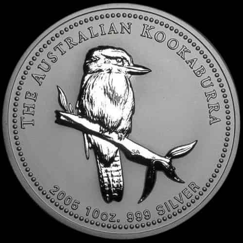 Kookaburra 10 uncji srebra 2005 - image 1