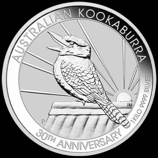 Kookaburra 1000g srebra 2020 - image 1