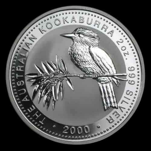 Kookaburra 2 uncje srebra 2000 - image 1