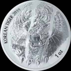 Korean Tiger 1 uncja Srebra 2019 - image 1