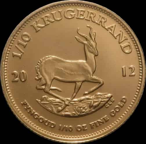 Krugerrand 1/10 uncji złota 2012 - image 1