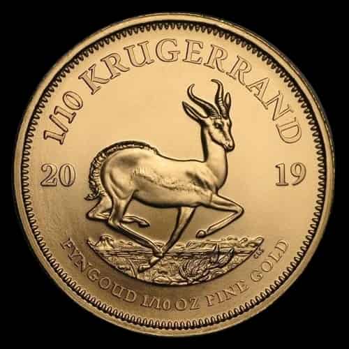 Krugerrand 1/10 uncji złota 2019 - image 1