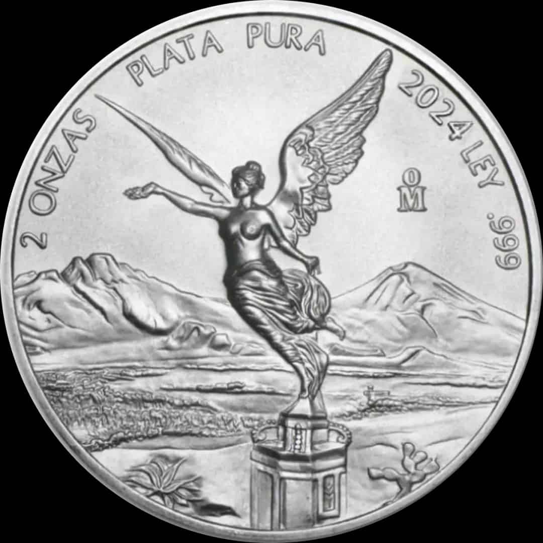Mexican Libertad 2 uncje Srebra Losowe Lata - image 1