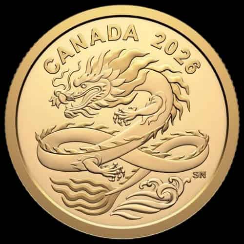 Lucky Dragon 1/20 uncji Złota 2026 Proof - image 1