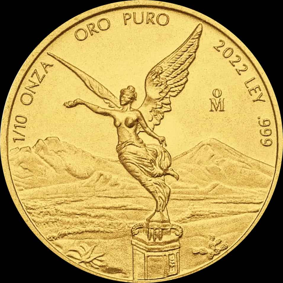 Mexican Libertad 1/10 uncji złota 2022 - image 1