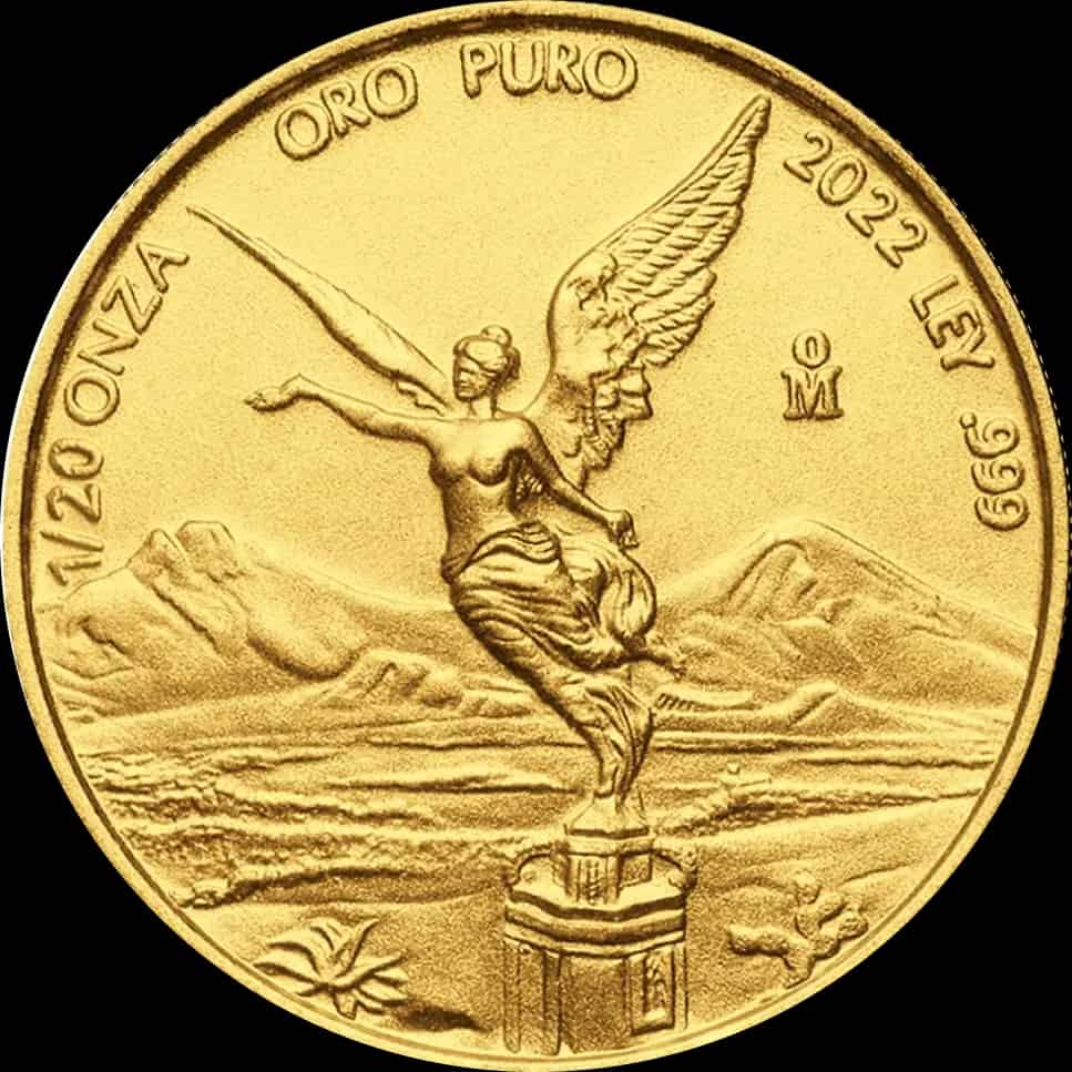 Mexican Libertad 1/20 uncji złota 2022 - image 1