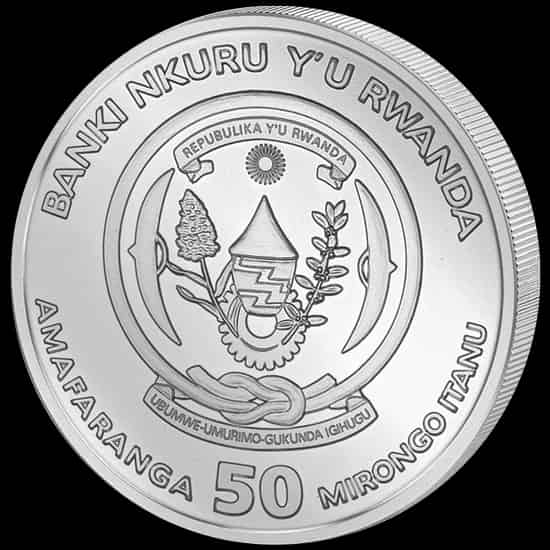 Rwanda: Nautical Ounce Mayflower 1 uncja srebra 2020 - image 2