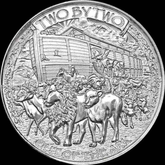 Noah's Ark 1 uncja Srebra 2022 - image 2