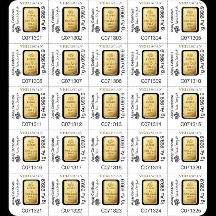 PAMP Lady Fortuna 25x1g złota  Multigram - image 2