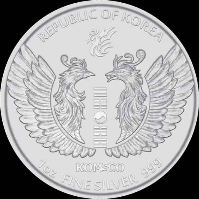 Korean Phoenix 1 uncja Srebra 2024 - image 2