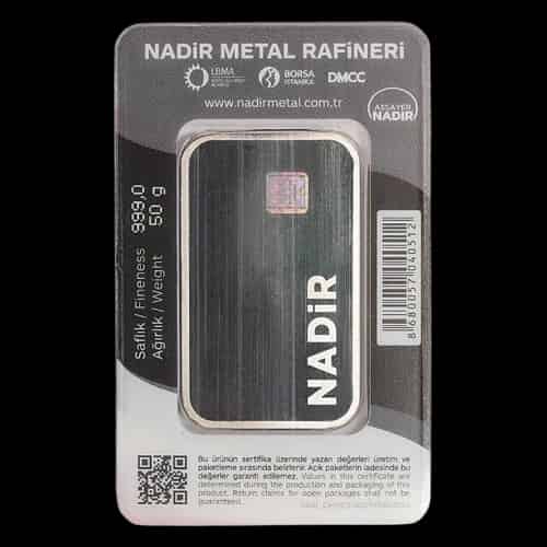 Sztabka 50g srebra Nadir Metal Rafineri - image 2